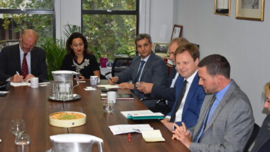 Photo of تستضيف IBBC اجتماعاً مع السيد ستيفن هيكي ، سفير جلالة الملك المعين لدى العراق